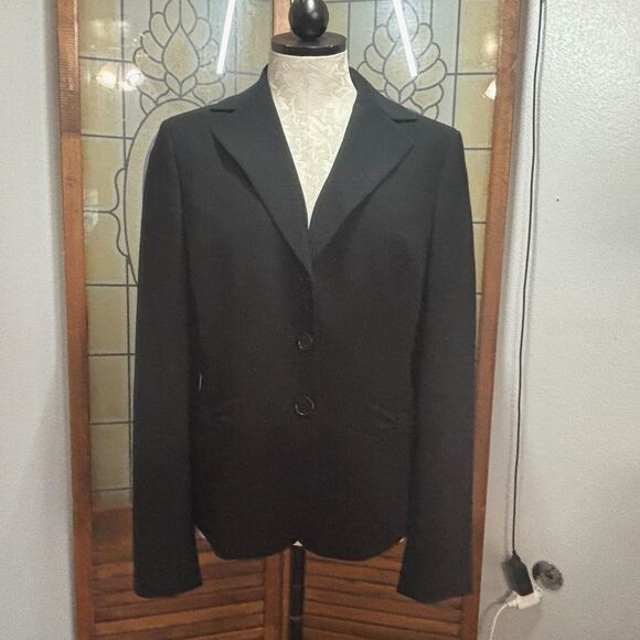 Ann Taylor Single Breasted Bow Pocket Detail Pockets Blazer Suit Jacket Size 8 - Picture 1 of 16